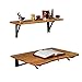 Wudore Urban homes ecofriendly termite free rubberwood wall mounted folding laptop desk with shelf RS.3999.00