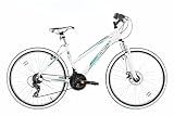 Bikesport AURA Bicicleta para mujer, Rueda: 26 pulgadas para mujer Aluminio cuadro 18 velocidades Shimano