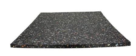 2 cm starke Antivibrationsmatte Schall-Schutzmatte 60×60 cm hergestellt in Deutschland - 4