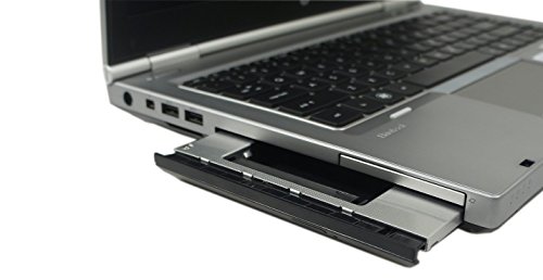 2nd HDD SSD Nimitz Festplattenrahmen für Hp Elitebook 8460 P/B 8470 P/B mit Blende/Einfassung und Halterung - 5
