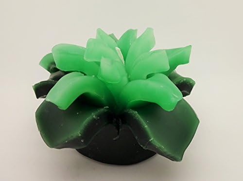 Decorative and Ornamental Scented Cactus Flower Shaped Candle (Green) / Novelty Candle
