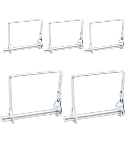 QUARKZMAN T-greep Vergrendelpen 8x50mm - Roestvrij Staal Snelontgrendeling Met Drukknop - 2 Stuks