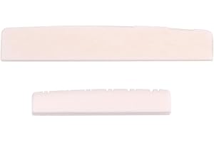 ‎DILWE Dilwe Gitarre Brücke Sattel & Mutter Ersatz für 12 String Folk Akustische Gitarren Instrument Zubehör