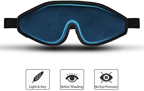Sel Natural 3D Eye Mask / Sleeping Mask Sleep Mask, Perfect for Traveling, Flight - BLACK