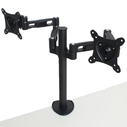 TecTake® Dual Doppel Tischhalterung LED LCD TFT Monitorhalterung Monitore schwenkbar - 6