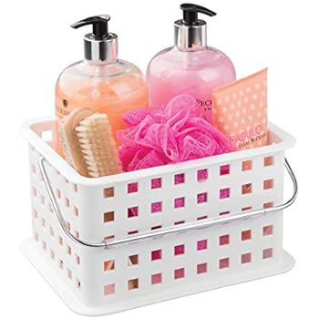 Weimay 1x Tragbar Badekorb Aufbewahrungskorb Kleiner Plastikkorb aus