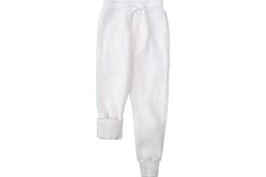 Spring&Gege Pantalones deportivos de forro polar para niños con bolsillos