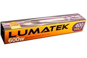 LAMPADA LUMATEK HPS 600W - 400V + 10% PAR