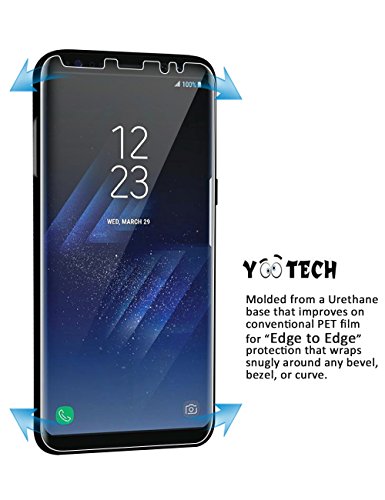 Galaxy S8 Plus Schutzfolie [2 Stück][NICHT Panzerglas], Yootech Galaxy S8 Plus Displayschutzfolie Wet Applied Anti-Luftblasen für Samsung Galaxy S8 Plus HD[lebenslange Garantie][Galaxy S8+] - 5