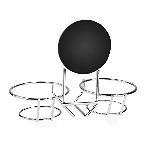 Gearmax® Edelstahl Wand Zahnputzbecher Halter mit Saugnapf-Halterung Becherhalter und 2 Bechern im Badezimmer - 7