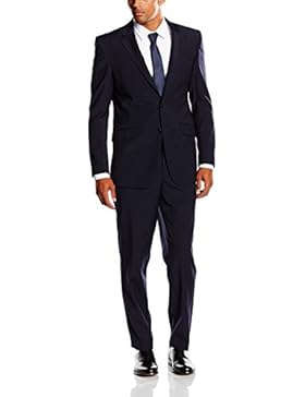 BlueBlack Herren Slim Fit Anzug Belluno, mit Stretch-Anteil
