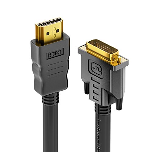 Sentivus HDMI-DVI Kabel 3m (High Speed) – FULL HD Auflösung 1080P – 3D ready für HDTV – vergoldete Kontakte - 2