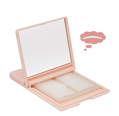 1000PCS Portable Breathable Naturally Invisible Double Eyelid Tapes Self-Adhesive Stickers With Packing Case Mirror Instant Eye Lift Strips