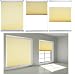 Produktbild KINLO® 80*130 Beige rollo Plissee Blickdicht verspannt 2 Jahren Garantie ohne Bohren Easyfix Lichtdurchlässig Jalousie aus hochwertigem Viesstoff Sonnenschutzrollo faltrollo sichtschutz Fensterrollo für Büro und Balkon Seitenzugrollo