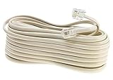 cable telefono e internet sky  Cavo Telefonico Piatto Rj11 15mt 4 Poli Avorio Plug-plug Idoneo Per Modem, Telefono, Pos