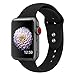 Produktbild YOUKESI für Apple Watch Armband 38mm 40mm, Soft Silikon Sport Ersatz Uhrenarmbänder für iWatch Series 4/3/2/1,Nike+,Sport,Edition S/M