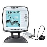 sonda fishfinder 400c Torre de la señal con 45 grados de ángulo de haz, 300 metros de gama de funcionamiento sin hilos.