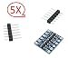 Produktbild iHaospace 5 Pcs 4 Channel IIC I2C Logisches Level Konverter Bi-Directional Module 5V to 3.3V For Arduino Level Shifter