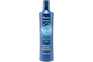 Fanola Wonder Shampoo No Orange Extra Care, Shampoo Tonalizzante Antiarancio per Capelli Chiari Naturali e Colorati, Formula Vegana Senza SLES e Solfati, 350 ml