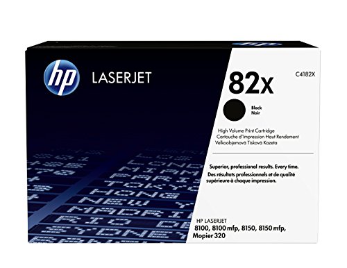 HP 82X (C4182X) Schwarz Original Toner mit hoher Reichweite für HP Laserjet 8150, Mopier 320