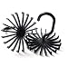Produktbild 4 Pack Tie Rack 20 Krallen 360 Grad Drehen Schals Lagerregal Haken Für Home Organizer,Black