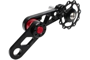 MiOYOOW Fahrrad Kettenspanner, Fahrrad Schaltwerk Ketten Aluminiumlegierung für MTB Rennrad Radfahren