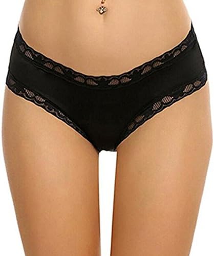 hscd1976 Women Open Crotch Lace Panties Bowknot Briefs Underwear Sexy Lingerie