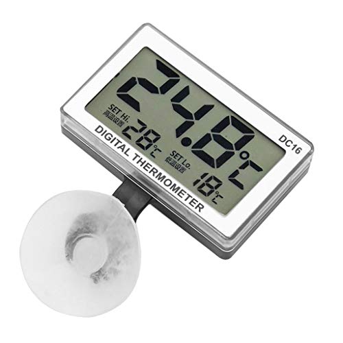 Preisvergleich Produktbild perfk LCD Digital Aquarienthermometer außen Thermometer für Fisch Kühlschrank Terrarium