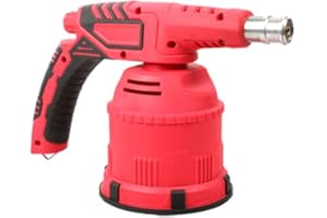 Gazcamp Profi Lötbrenner 1,3 kW 1200°C mit Piezozündung Lötpistole Lötlampe mit 190g Stechgaskartusche Löten Schweißen (Lötbrenner Einzeln)