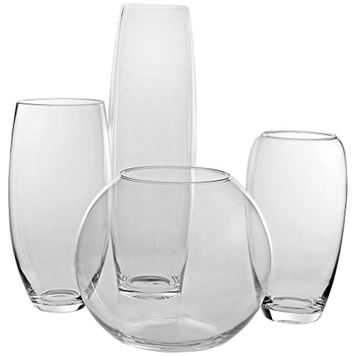 Vase, XXL Deko Blumenvase „FAMOUS KULA“ Ø30cm, H=25cm, hochwertiges Glas, moderner zeitloser Style (GERMAN CRYSTAL powered by CRISTALICA) - 6