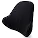 Produktbild Yeying123 Lordosenstütze Premium Gesamten Hoher Rücken Kissen Büro Schreibtisch Stuhl Autositz Memory Foam Kissen Entlastet Couch Sofa Lesen Ischias Schmerzen,Black