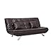 Bharat Lifestyle Leatherette Sofa Cum Bed(Brown) RS.29999.00
