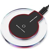 DRAHTLOSES LADEPAD: Größe (100 * 100 * 9,5 mm), Erzeugt 50% weniger Wärme, Kühlung und ein Modeschmuck der Zukunft für Ihren Schreibtisch / Raum / Büro / Schule / Nachttisch.