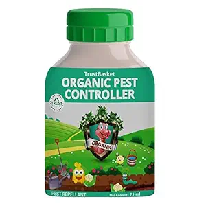 TrustBasket Concentrated All Purpose Organic Pest Controller (Single) Each 75 Ml Can Be Diluted Into 15 Ltrs of Water