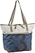 Produktbild 360° Grad Deern Shopper quer, blau weiss,Zahl grau,Gurt beige