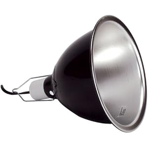 Zoo Med LF-17ec Repti Deep Dome, Reflektor-Lampenschirm für Energiesparlampen bis max. 160 W