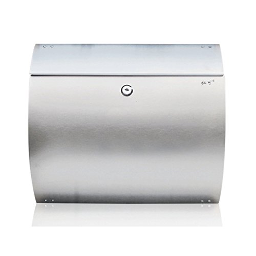 Preisvergleich Produktbild HOOPOO Briefkästen Landhaus-Briefkasten des europäischen Landbriefkasten des Edelstahlbriefkastens hängender Briefkastenregenbriefkasten