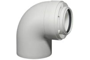 SKOBERNE SCHORNSTEINSYSTEME GMBH Viessmann Abgassystem konzentrisch AZ DN 80/125 Rohr (Bogen DN 80/125 87°)