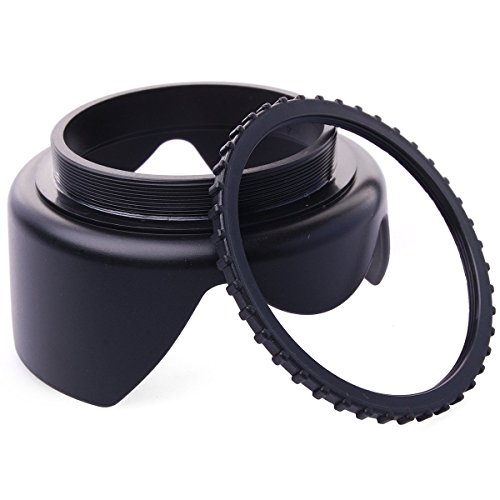XCSOURCE   2pcs Parasoleil d objectif 52MM en forme de fleur p  tale   capuchon pour Nikon D3200 D3100 D5100 18-55mm LF414