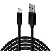 Produktbild SCHITEC USB C Kabel 3M USB Type C Ladekabel,Nylon USB C 3.0 Datenkabel für Samsung Galaxy S9 S8 Plus,Note8, LG G5 G6, Huawei P9 P10, Sony Xperia XZ Xa1 Z5 und Mehr (Schwarz-3M)