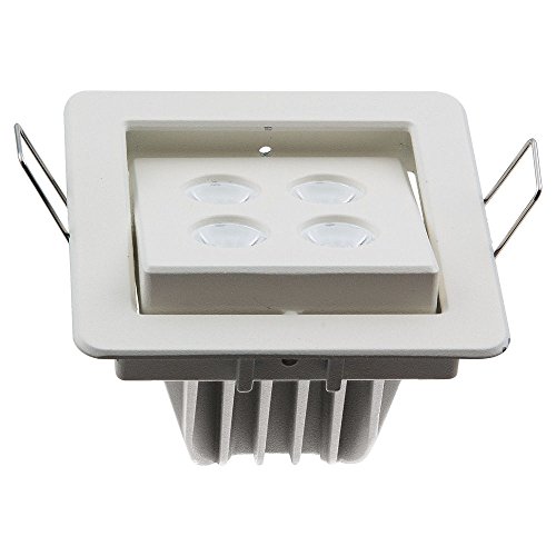 Preisvergleich Produktbild Heitronic LED Einbaustrahler OKLAHOMA, 6,5W, Nichia LED EEK: A