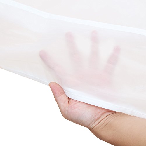 GHB 2 Kleiderschutzhülle Kleidersack Anzug Mantel Kleidung Staubschutz mit Reißverschluss Kleidung Lagerung Hängetasche - 4