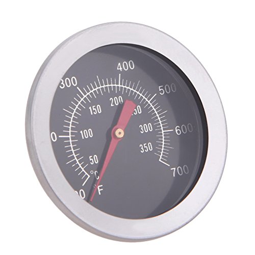Demiawaking Grillthermometer bis 350 °C, Thermometer für alle Grills, Smoker, Räucherofen und Grillwagen, analog, Grillzubehör - 5