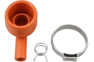 NICECNC Orange Winkelstück Öltank Compatible with KTM 150-300 EXC TPI XCW TPI XC TPI 2020-2022,150 250 300 EXC/XCW 2023,Gas Gas 250-300 EX EC 2021-2023,See Fitment