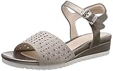 sandalias stonefly mujer amazon  Stonefly Cher 5 Velour/Laminated, Sandalia con Pulsera para Mujer, Marrón (Taupe Brown 075), 38 EU