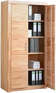 REGAL Aktenschrank Kernbuche Büroschrank Türenschrank Kernbuche