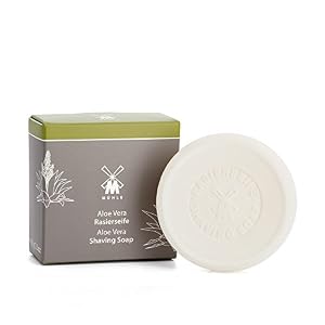 M MÜHLE Shaving Soap Trio - Aloe Vera, Sea Buckthorn & Sandalwood 75g (RSTRIO) - Image 4