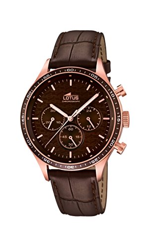 Lotus Herren-Armbanduhr Analog Quarz Leder 15966/2 Lotus Herren-Armbanduhr Analog Quarz Leder 15966/2