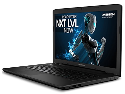 Medion Erazer P7647  30022546  17 3-inch Laptop Intel Core i7-7500U 2 7 GHz   3 5 GHz Turbo Processor  8GB RAM  2TB HDD 256GB SSD  Full HD Display  19