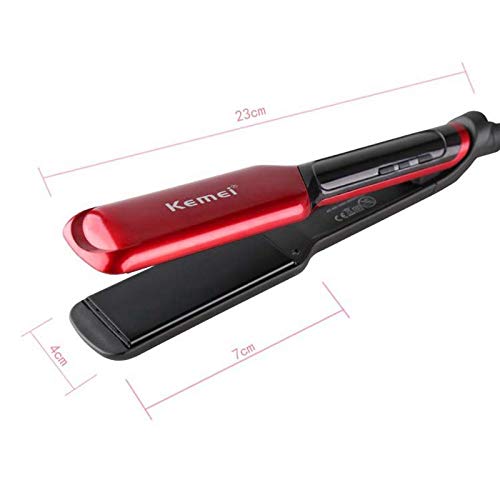 DFGHJWER Curler Temperature Hair Straightener Straight Hair Splint Liquid Crystal Display perm KM-9620